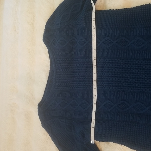 H&M Cable knit sweater- size M- color blue - Picture 7 of 7